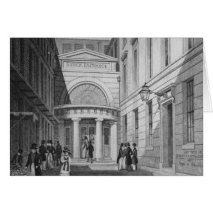 Cartão Stock Exchange, Londres, do Metropolitan