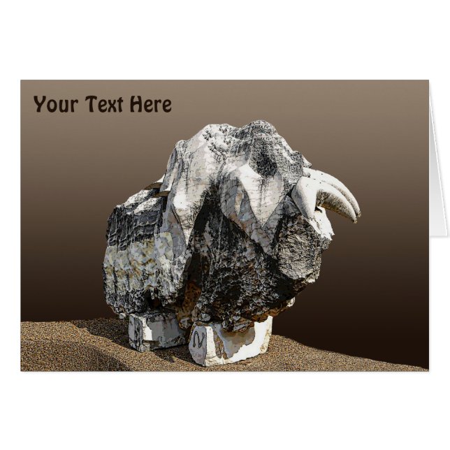 Cartão Stone Bull - Mãe'alot (Frente Horizontal)