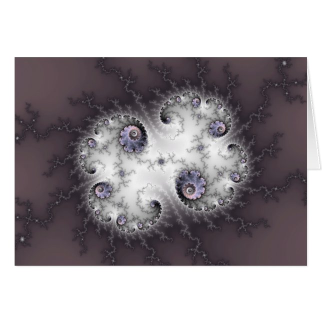 Cartão Stone Guardian - Arte Fractal (Frente Horizontal)