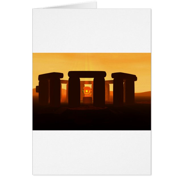 Cartão Stonehenge (Frente)