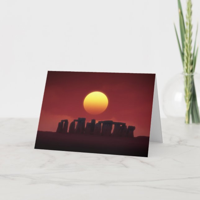 Cartão stonehenge (Frente)