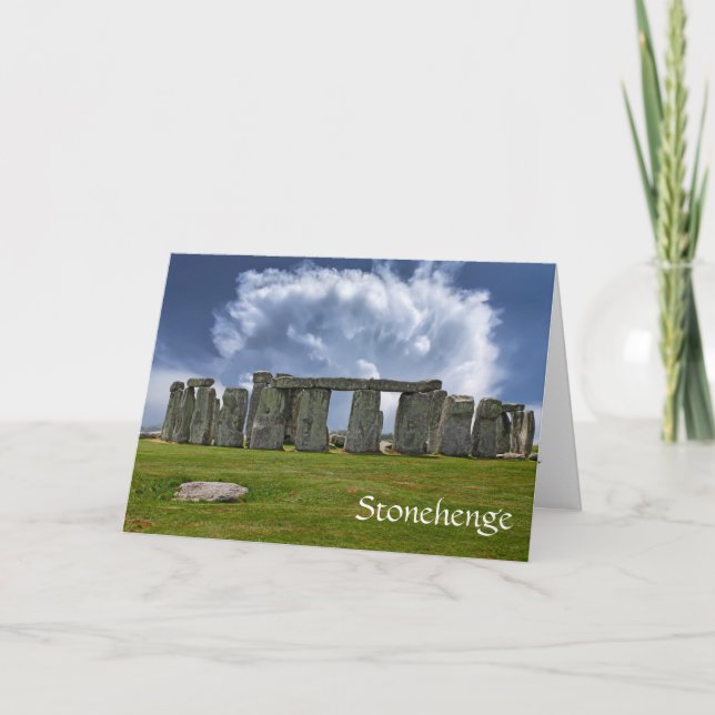Cartão Stonehenge funny aging birthday (Frente)