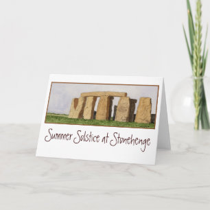 Cartão Stonehenge Note Card.