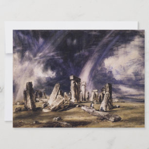Cartão Stonehenge (por John Constable)