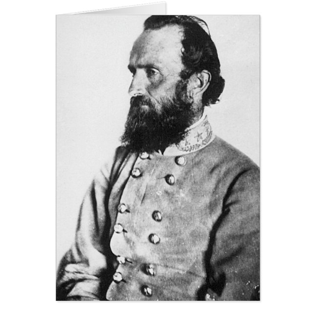 Cartão Stonewall Jackson (Frente)