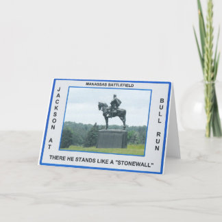 CARTÃO STONEWALL JACKSON