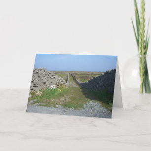Cartão Stonewalls Da Irlanda Notecard