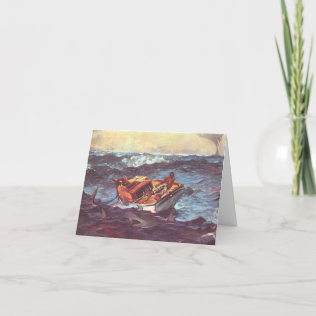 Cartão Storm by Winslow Homer (Frente)