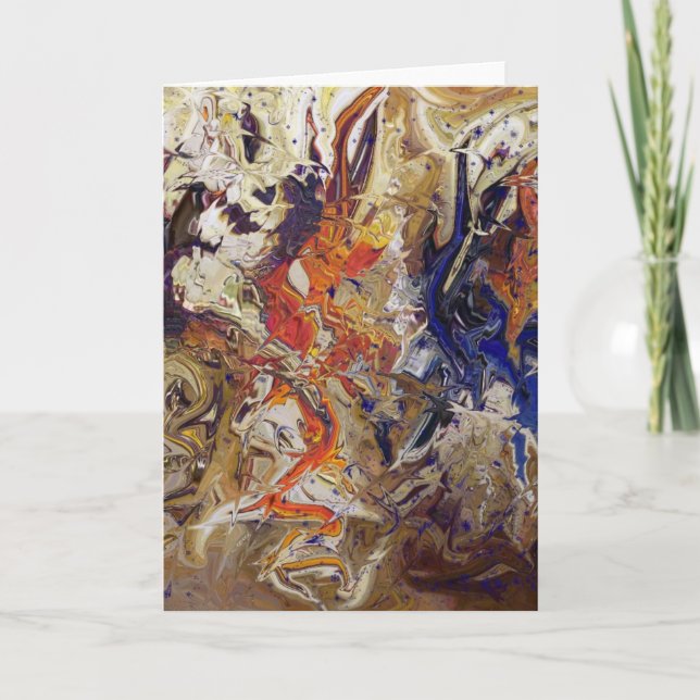 Cartão Storm on the Beach greeting card (Frente)