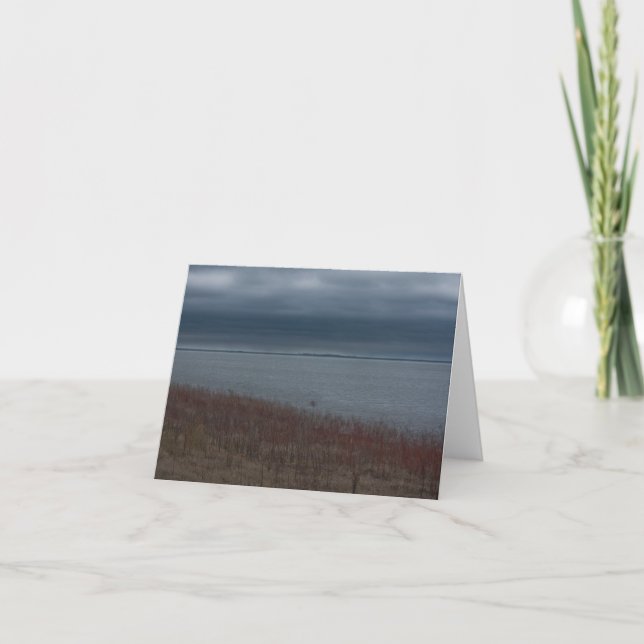 Cartão Stormy Lake notecard (Frente)