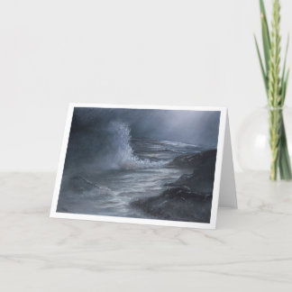 Cartão Stormy Sea - Greeting Card