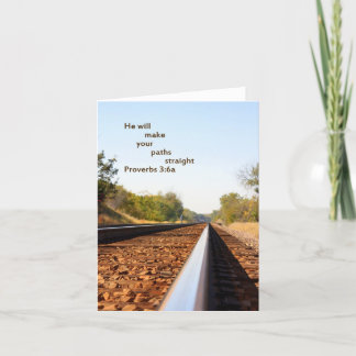 Cartão Straight Paths