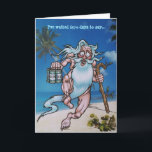 Cartão 'STRANDED' 18th BIRTHDAY CARD<br><div class="desc">From CueBallArts comes another 'GROW-TESK' greeting card, this time for an 18th Birthday. The card displays how many days are in 18 years and has a character that has been waiting 18 years to wish happy birthday.</div>