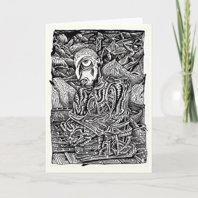 Cartão Stranded, por Brian Benson, (Frente)