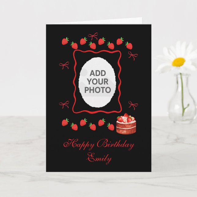 Cartão Strawberry Birthday Card (Planta pequena)
