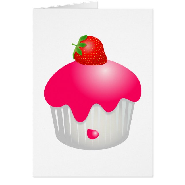 Cartão Strawberry Bun (Frente)