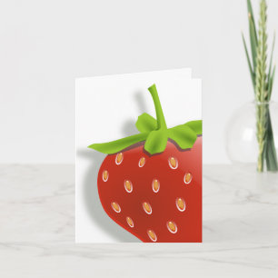 Cartão Strawberry Note Card