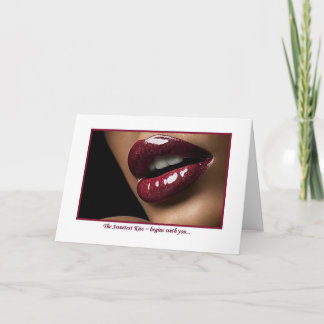 Cartão Strawberry Sweet Kisses