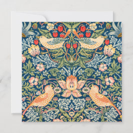 Cartão Strawberry Thief (por William Morris)