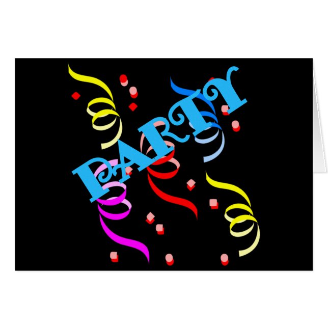 Cartão Streamers de Partidos (Frente Horizontal)