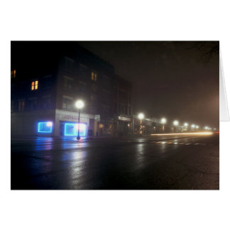 Cartão Streetscape IV - Greenfield como Paris - Night Lig