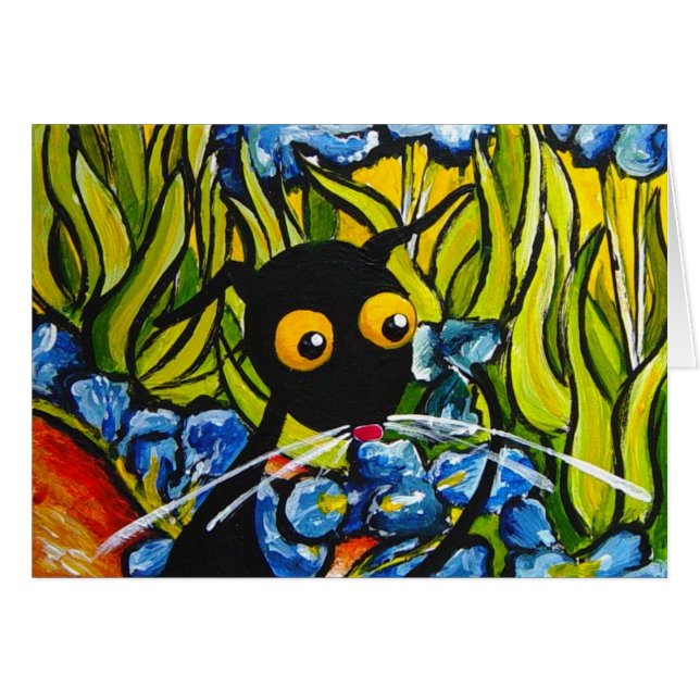 Cartão Stressie nas íris (Frente Horizontal)