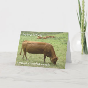 Cartão Stretched limo!