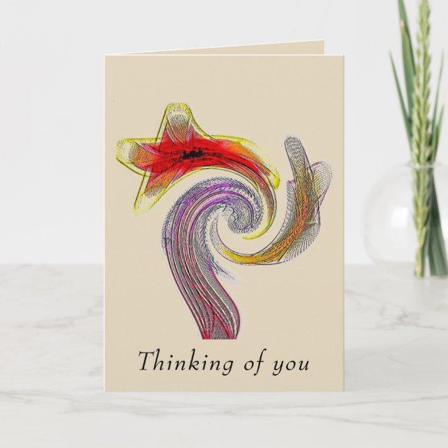 Cartão "Strikingly Flamboyant" 5x7 Blank Card w/Envelope (Frente)