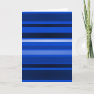 Cartão Stripes Art Dark Azul