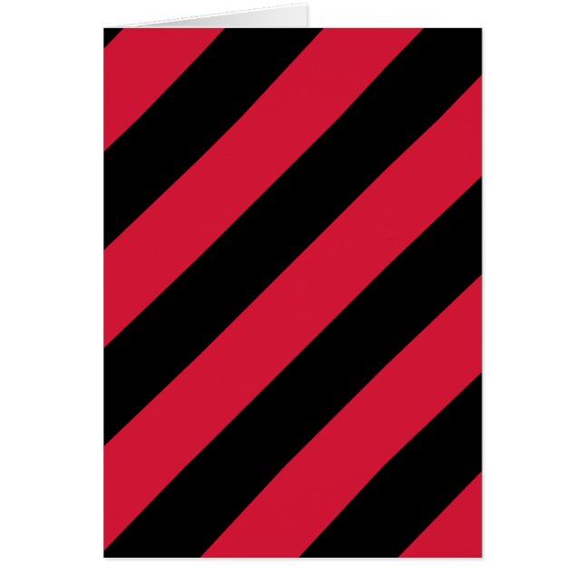 Cartão Stripes Vermelhas e Pretas (Frente)