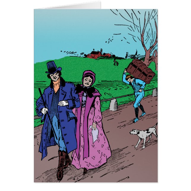 Cartão Stroll de domingo (Frente)