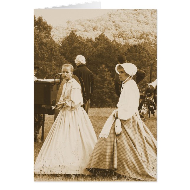 Cartão Stroll on the Battlefield (Frente)