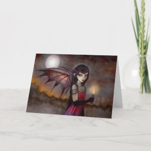 Cartão Strolling Victoria Vampire Greeting Card