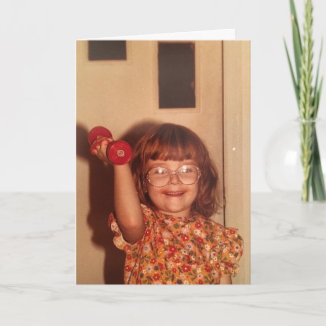 Cartão strong work greeting card (Frente)