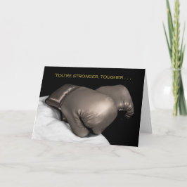 Cartão Stronger, Tougher, Tenacious Cancer Encouragement