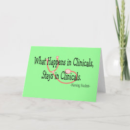 Cartão Student Nurse gifts