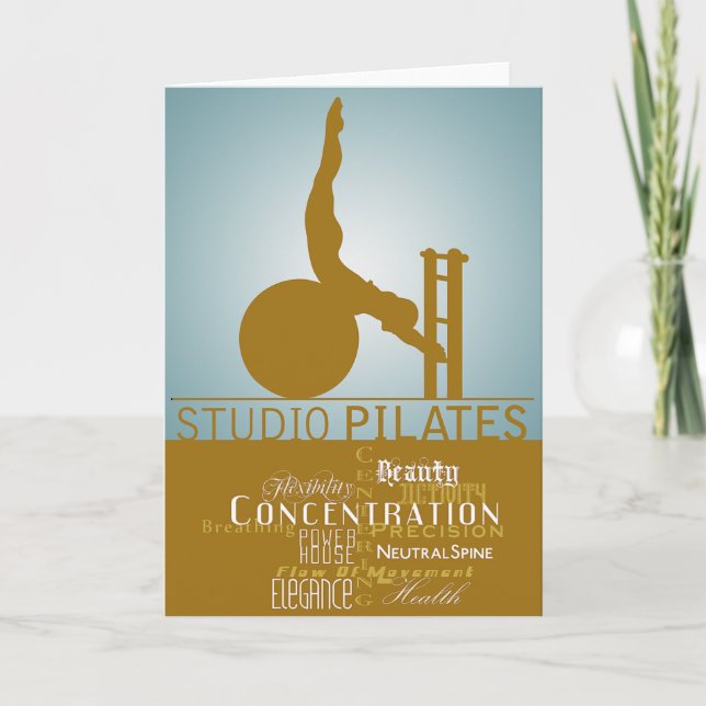 Cartão Studio Pilates - Card, Greeting (Frente)