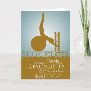 Cartão Studio Pilates - Card, Greeting