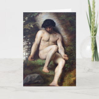 Cartão Study for Paradise Lost Fine Art Greetings Card
