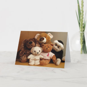 Cartão Stuffed Critters Greeting Card