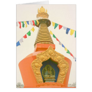 Cartão Stupa budista