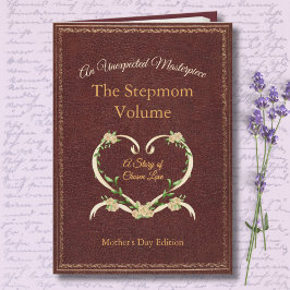 Cartão Stylish and Unique Stepmom Storybook Photo Card