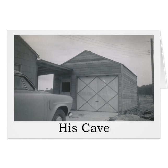 Cartão Sua caverna (Frente Horizontal)