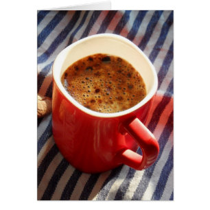 Cartão Sua chávena de café