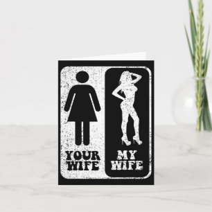 Cartão Sua Esposa Meu Casamento Esposa Marido Casamento F