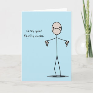 Cartão Sua família suga