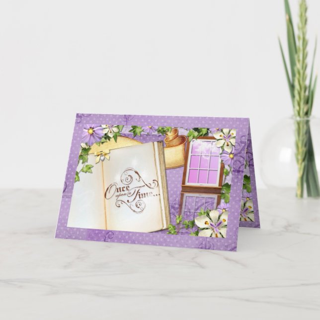 Cartão Sua história está prestes a começar! (Frente)