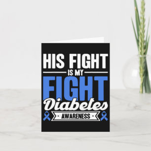 Cartão Sua Luta É A Minha Consciência Da Diabetes