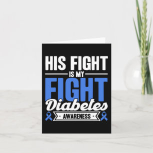 Cartão Sua Luta É A Minha Consciência Da Diabetes