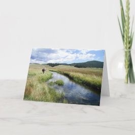 Cartão Sua própria foto de uma viagem de pesca